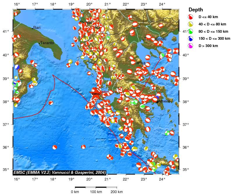 Regional moment Tensor
