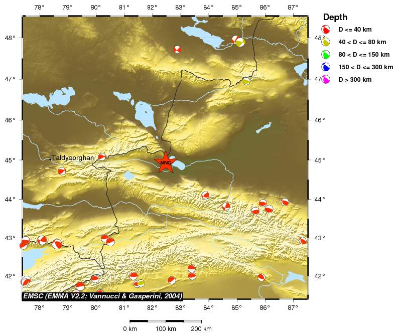 Regional moment Tensor