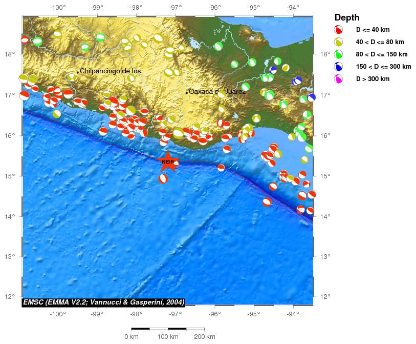 Regional moment Tensor
