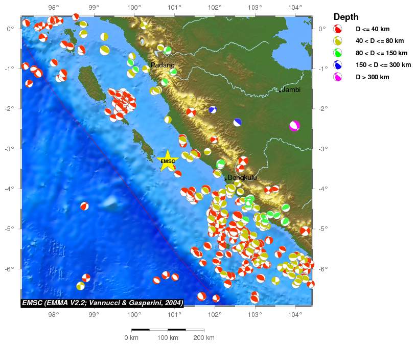 Regional moment Tensor