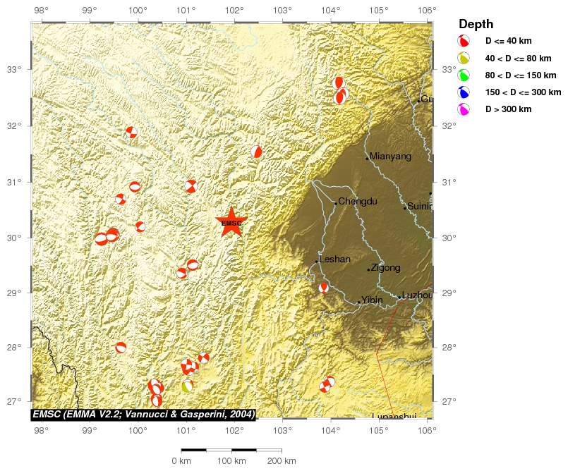 Regional moment Tensor