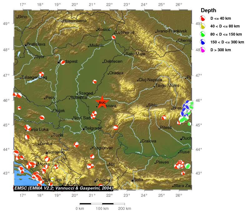 Regional moment Tensor