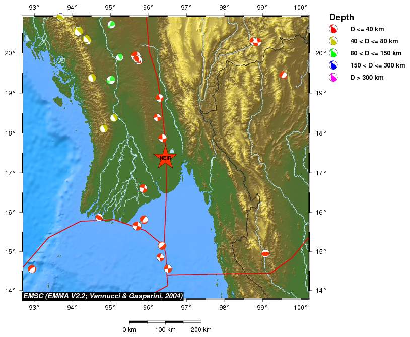 Regional moment Tensor