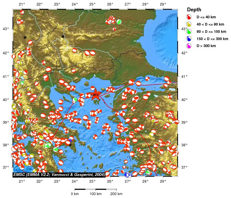 Regional moment Tensor