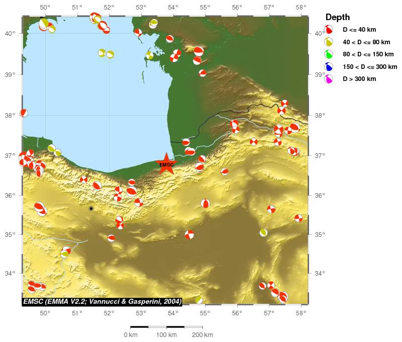 Regional moment Tensor