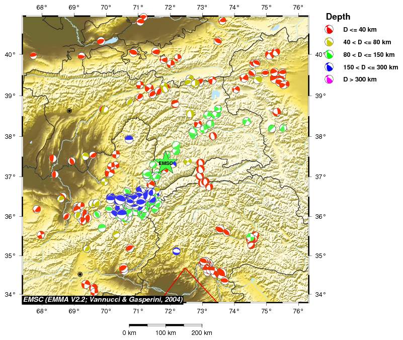 Regional moment Tensor