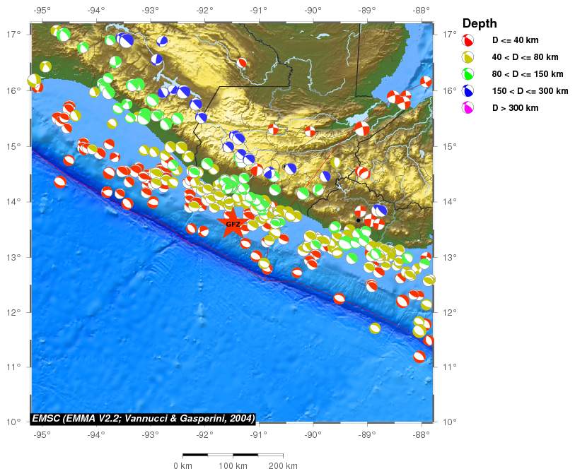 Regional moment Tensor