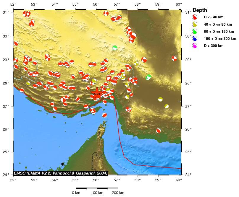 Regional moment Tensor