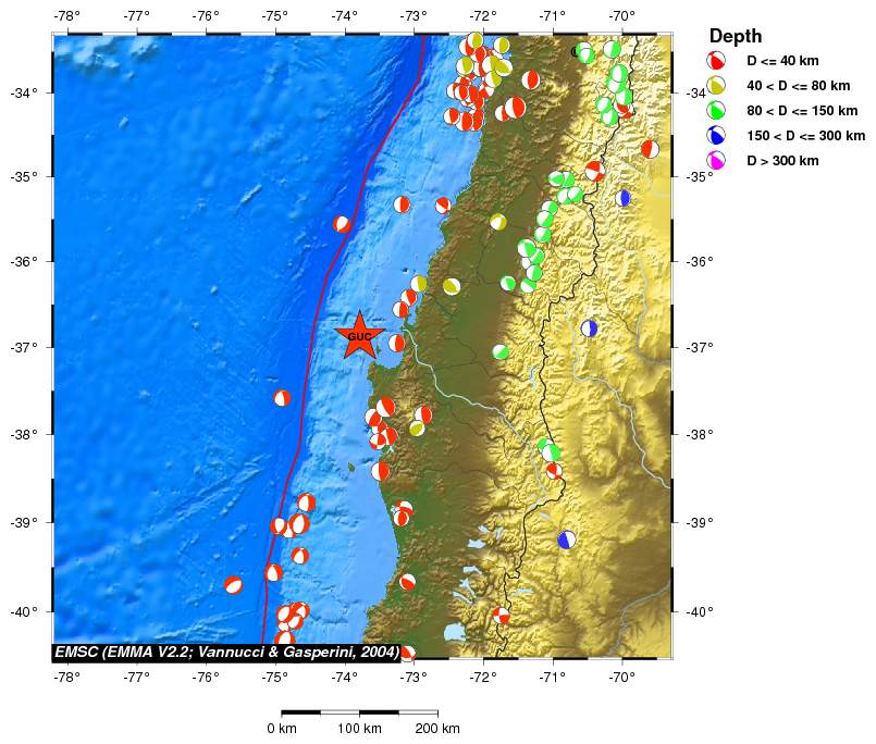 Regional moment Tensor