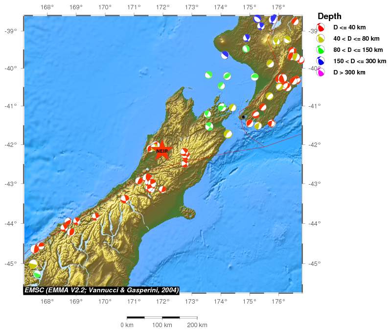 Regional moment Tensor