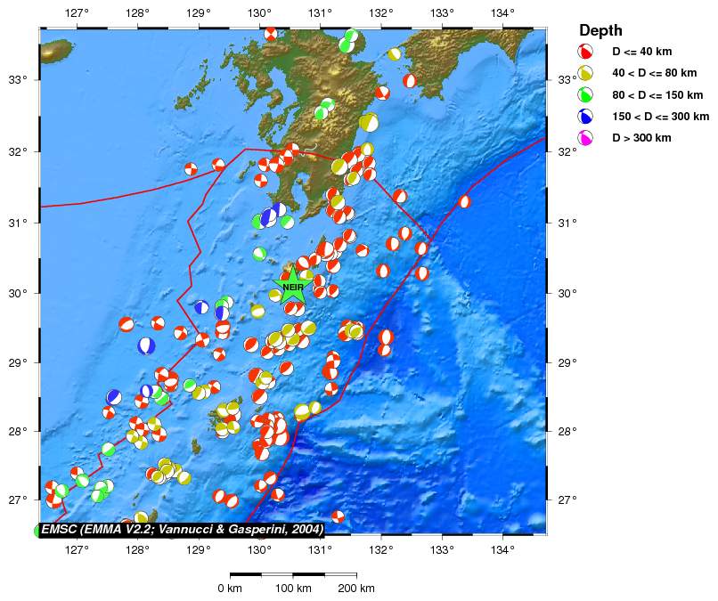 Regional moment Tensor