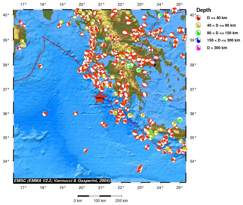 Regional moment Tensor