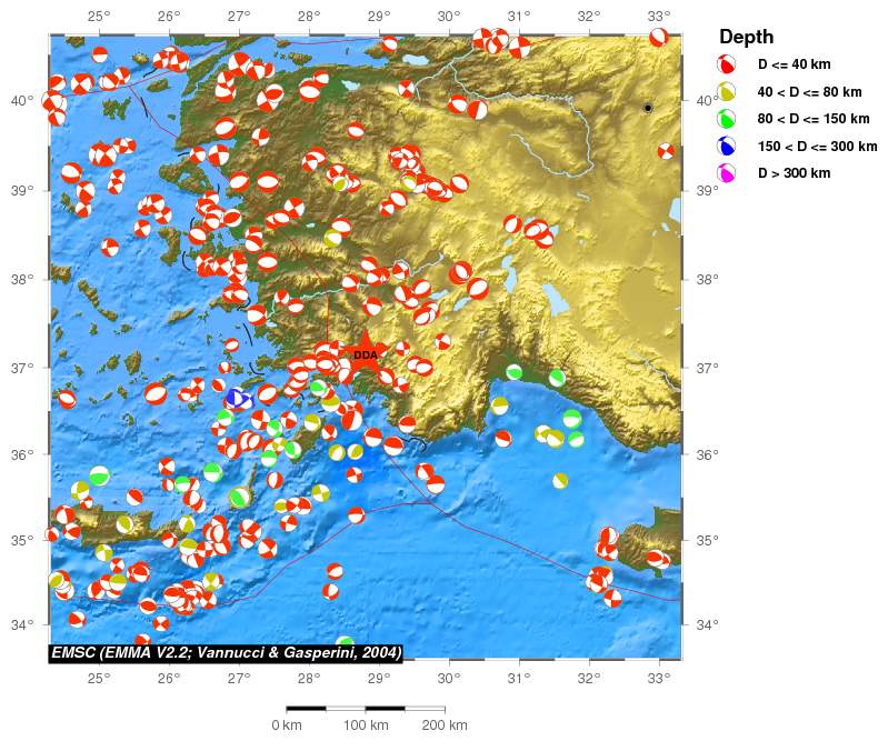 Regional moment Tensor