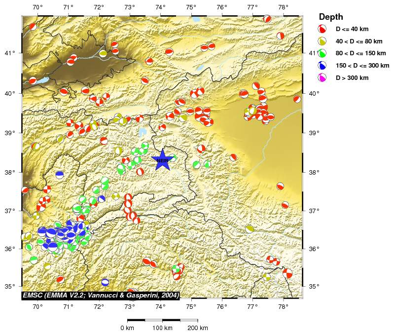 Regional moment Tensor