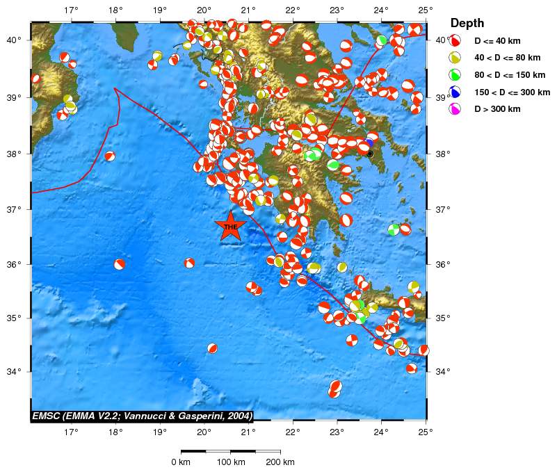 Regional moment Tensor