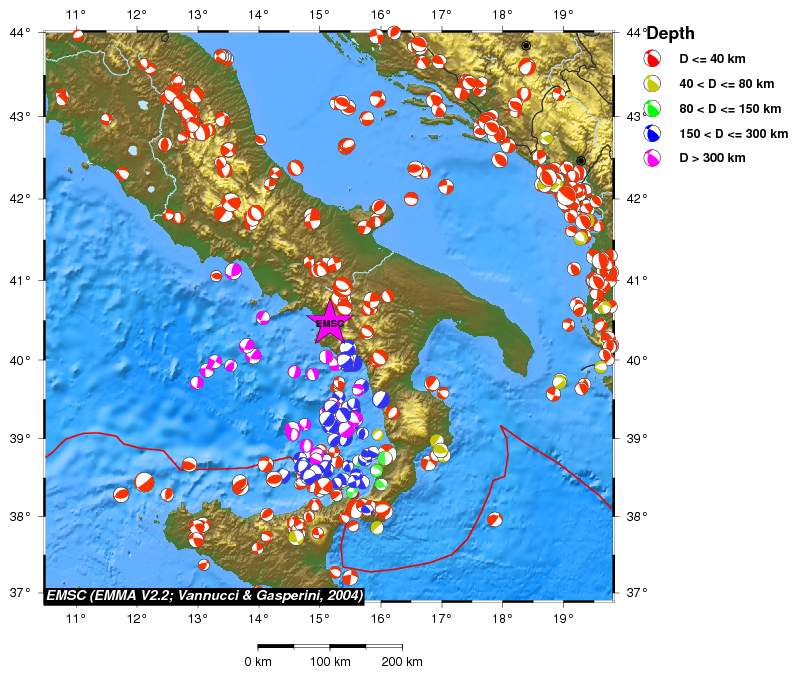 Regional moment Tensor