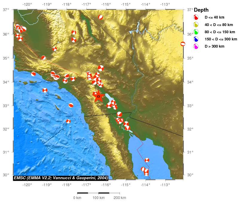 Regional moment Tensor