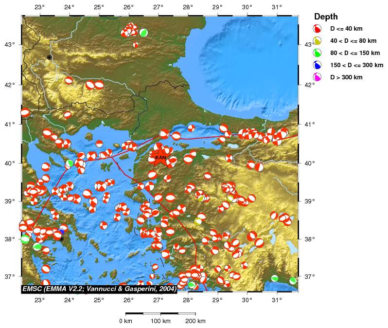 Regional moment Tensor
