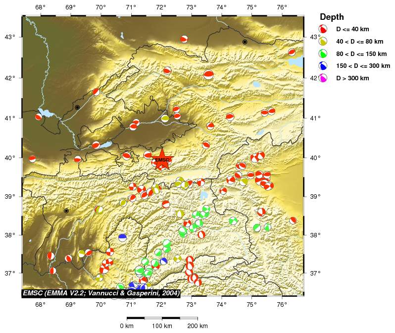 Regional moment Tensor