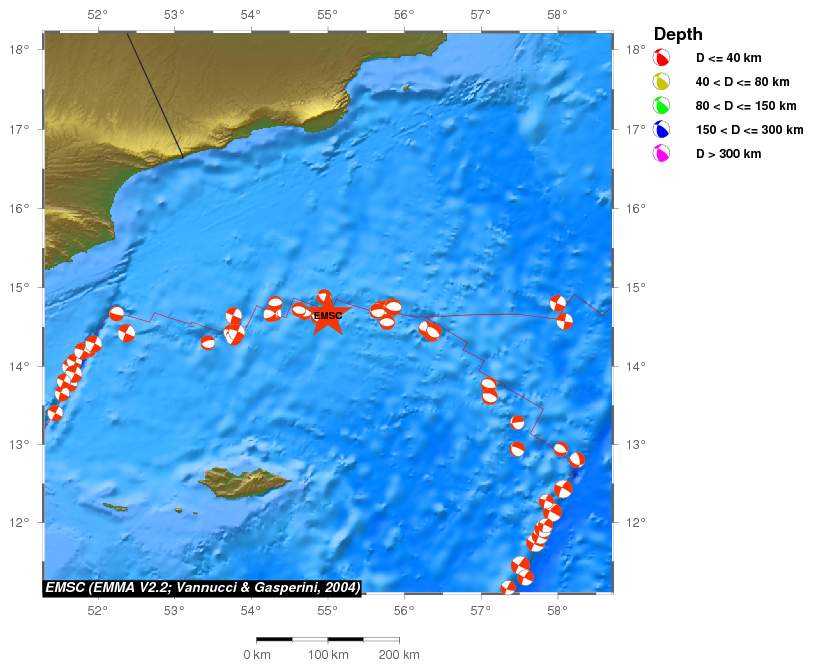 Regional moment Tensor