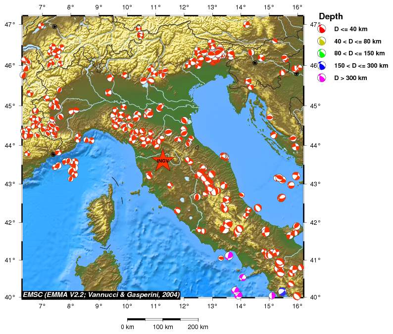 Regional moment Tensor