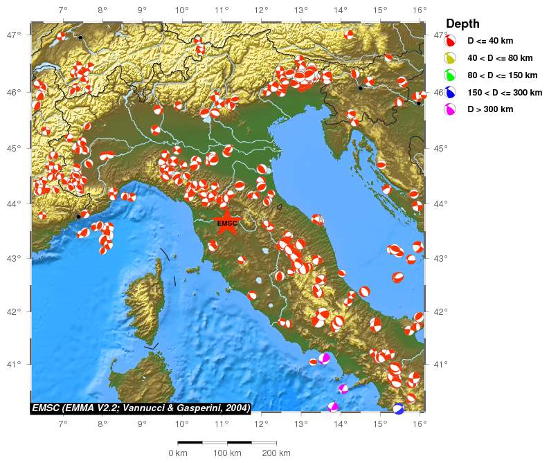 Regional moment Tensor