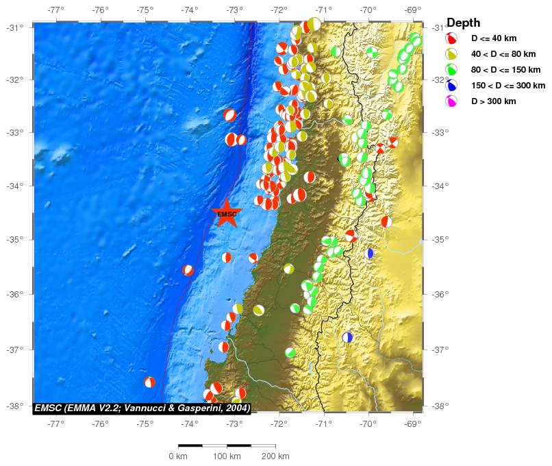 Regional moment Tensor