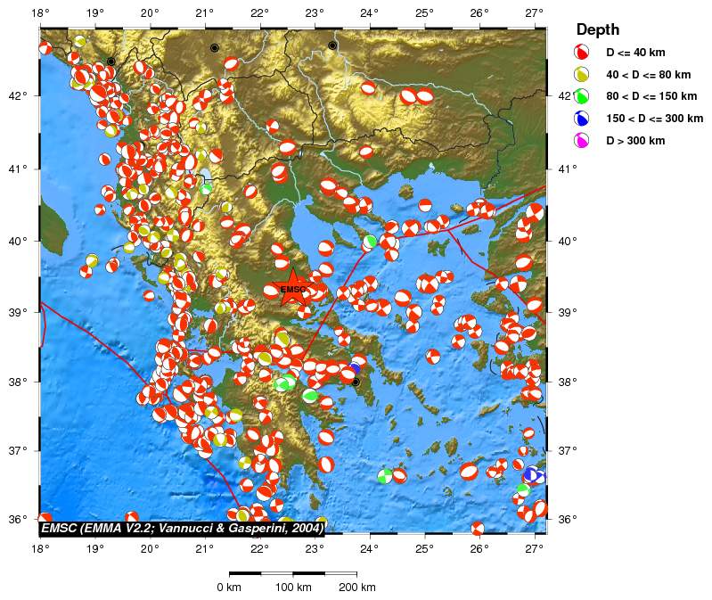 Regional moment Tensor
