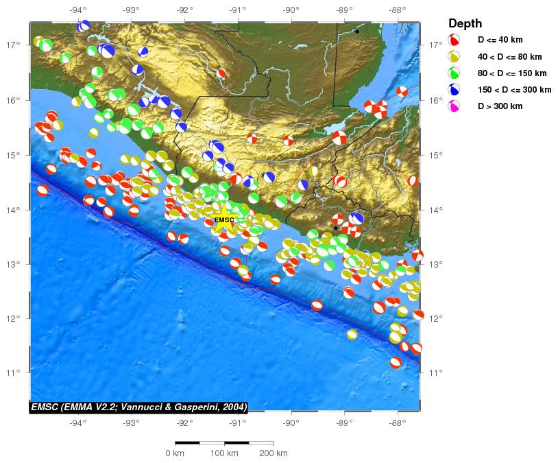 Regional moment Tensor