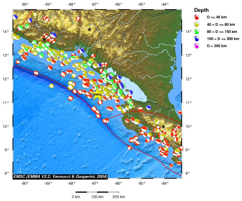 Regional moment Tensor