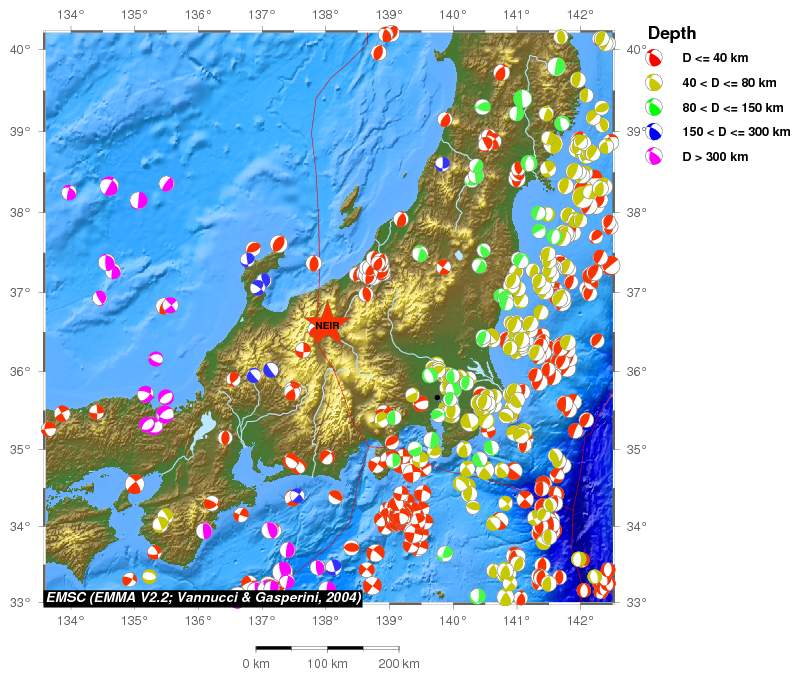 Regional moment Tensor