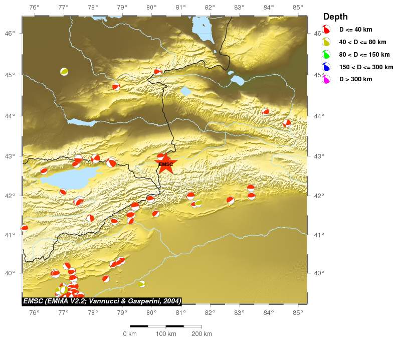 Regional moment Tensor