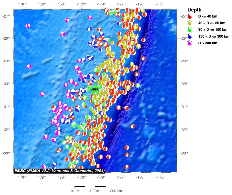 Regional moment Tensor