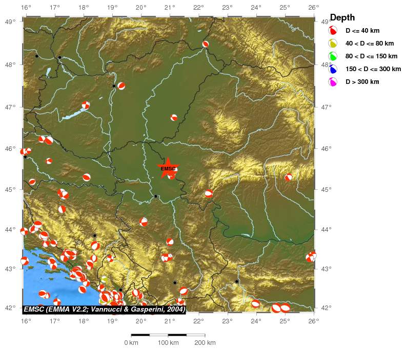 Regional moment Tensor