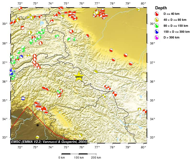 Regional moment Tensor