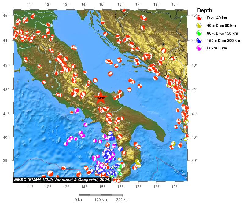 Regional moment Tensor