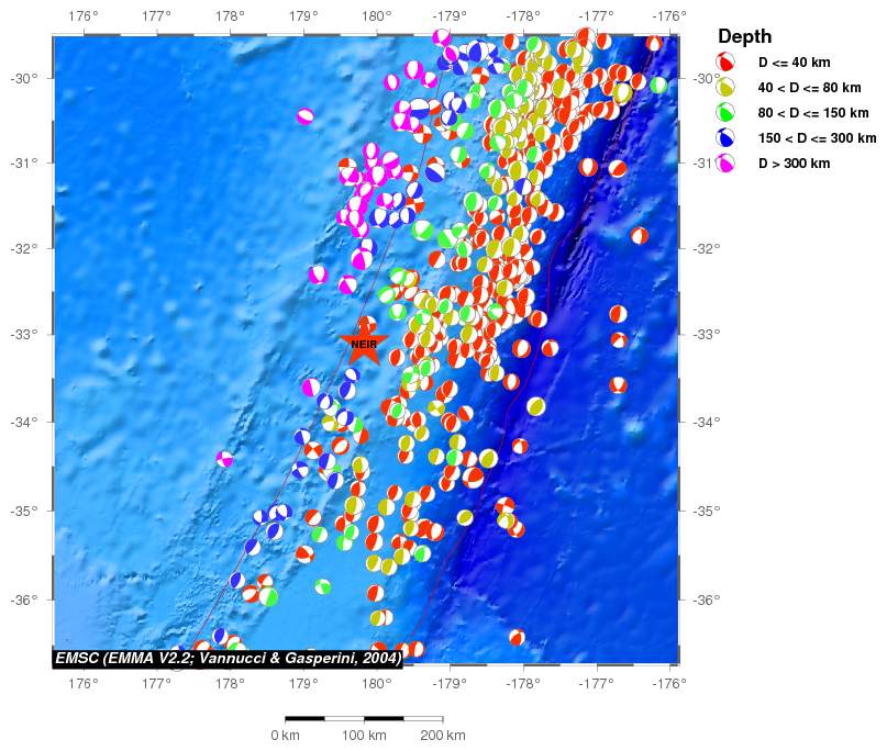 Regional moment Tensor