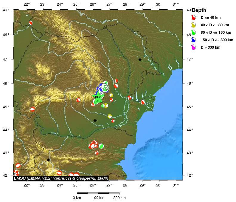 Regional moment Tensor