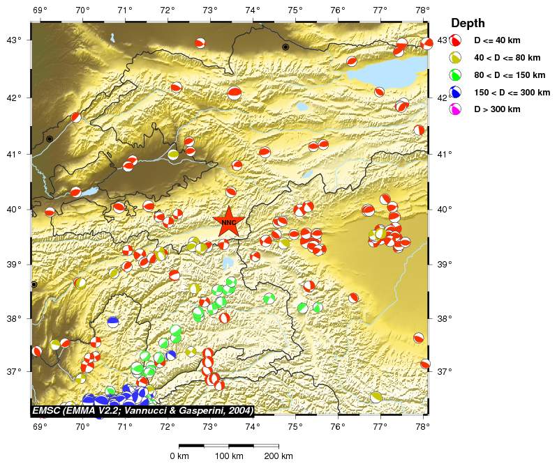 Regional moment Tensor