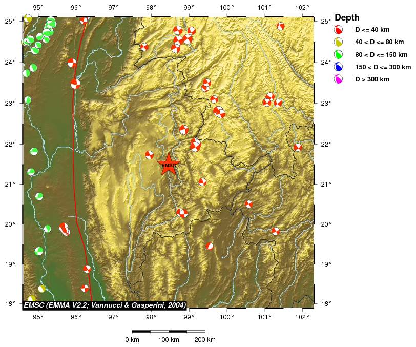 Regional moment Tensor