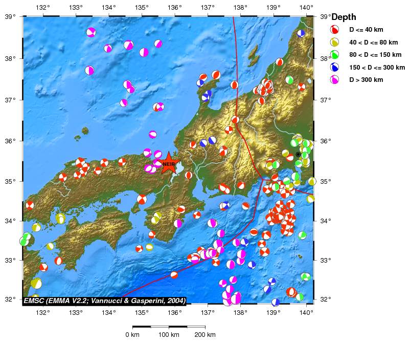 Regional moment Tensor