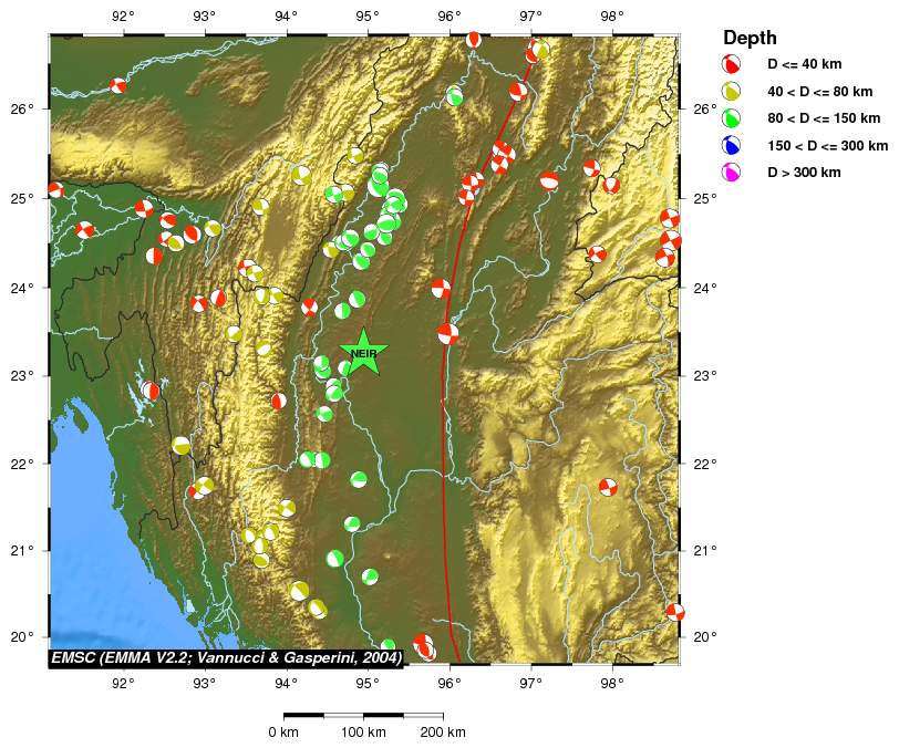 Regional moment Tensor