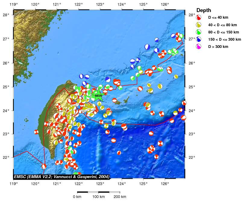 Regional moment Tensor