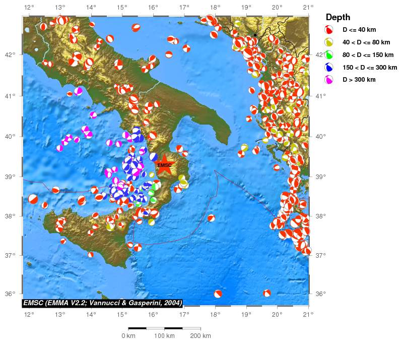 Regional moment Tensor
