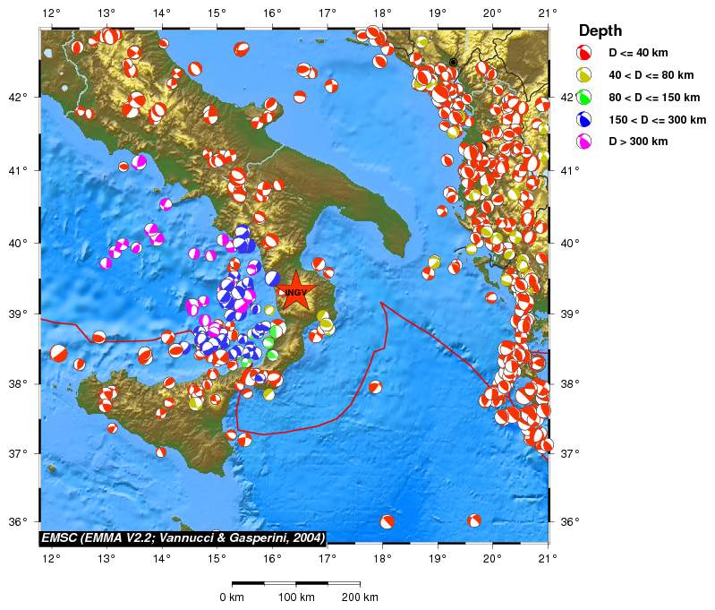 Regional moment Tensor