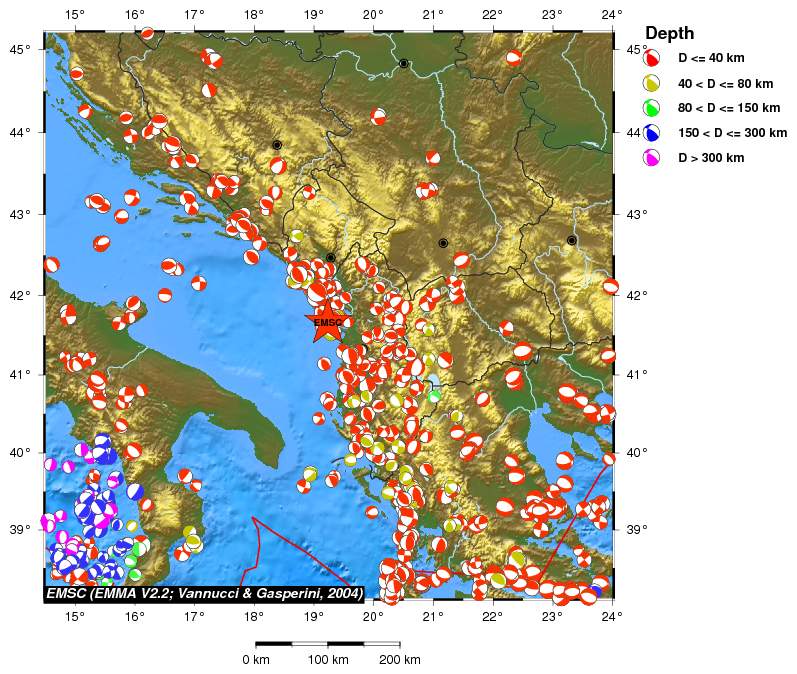 Regional moment Tensor