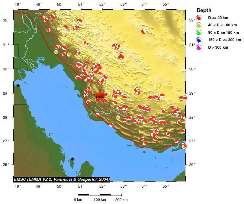 Regional moment Tensor