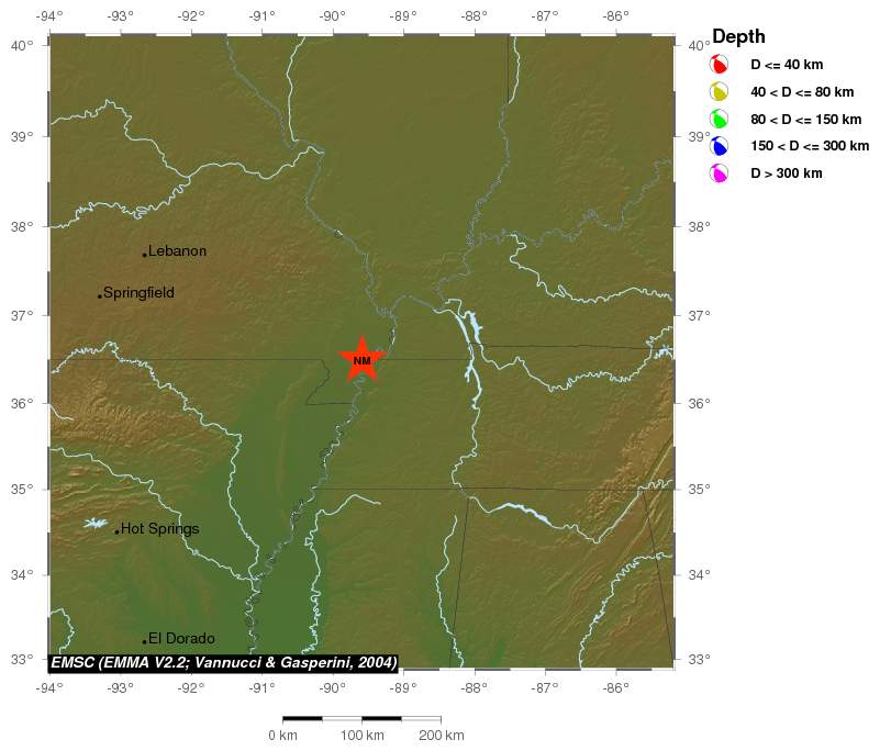 Regional moment Tensor