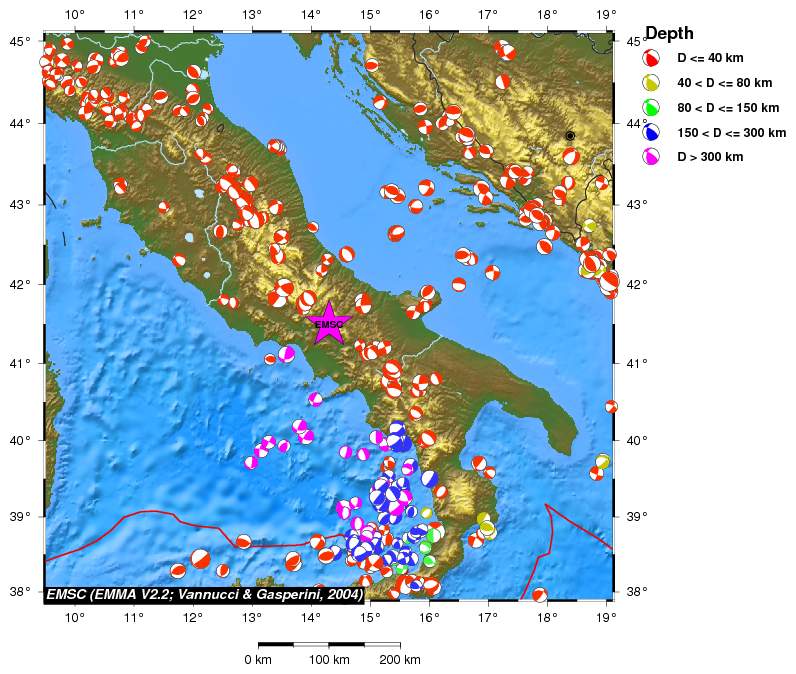 Regional moment Tensor