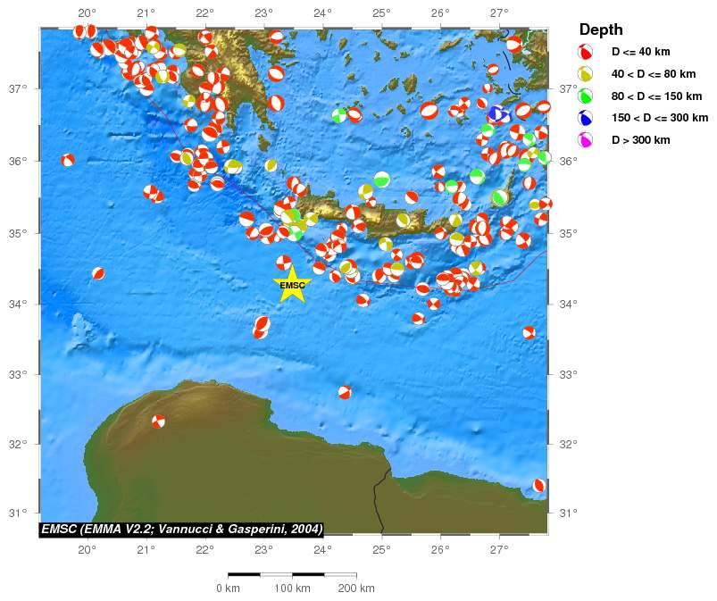 Regional moment Tensor